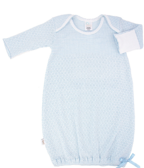 Paty Knit Gown with Picot Trim - Multiple Colors