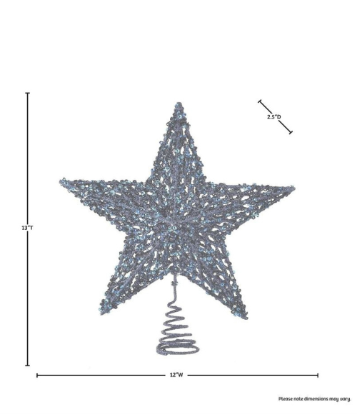 Sequin, Bead & Glitter Christmas Tree Topper