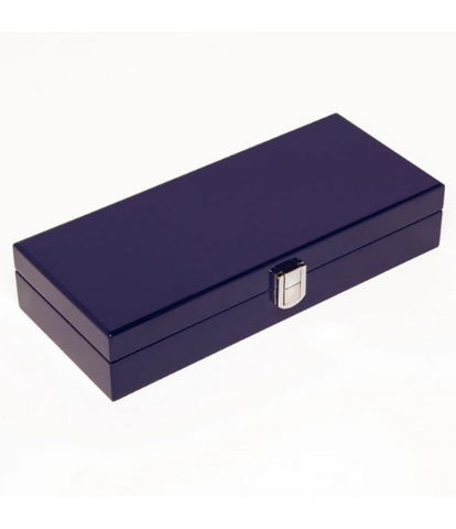 Blue Lacquer Poker Set
