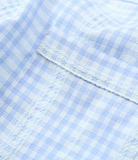 BQ Blue Plaid Linen Shirt