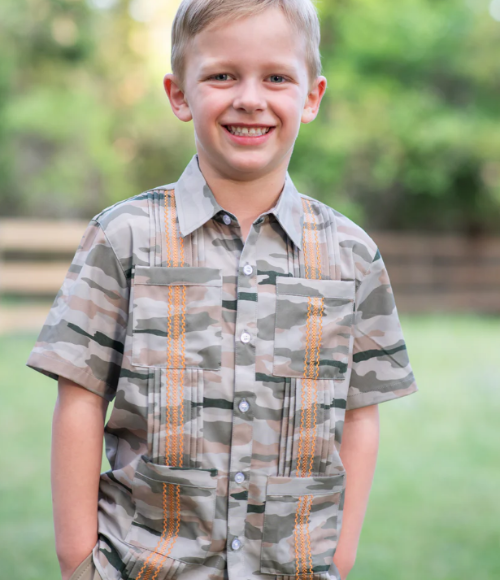BQ Classic Camo Guayabera