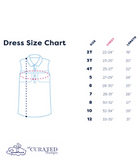BQ Guayabera Dress in Pink Mint Wave Check