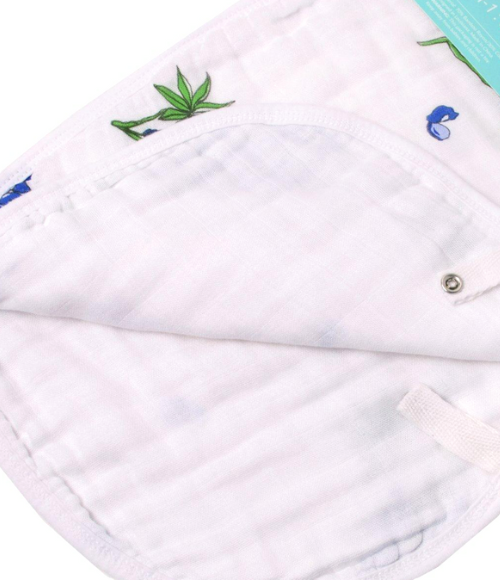 Texas Bluebonnet Organic Burp Cloth, Bib & Blanket