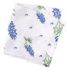 Texas Bluebonnet Organic Burp Cloth, Bib & Blanket