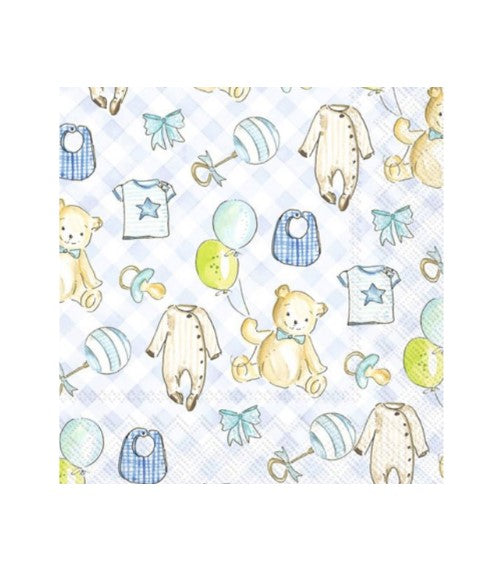 Boy Baby Cocktail Napkins