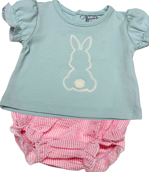 Bunny Hop Baby Girls Bloomer Set
