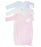 Paty Knit Gown with Picot Trim - Multiple Colors