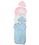 Bambinos Garland Convertible Gown & Hat Set