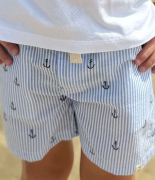 Anchor Seersucker Shorts