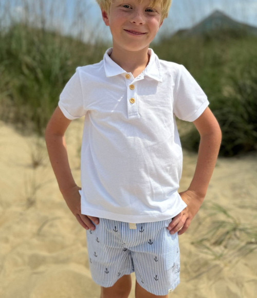 Anchor Seersucker Shorts