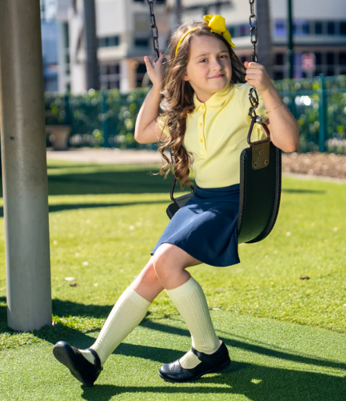 Cotton Cable Knee High Socks-Multilpe Colors