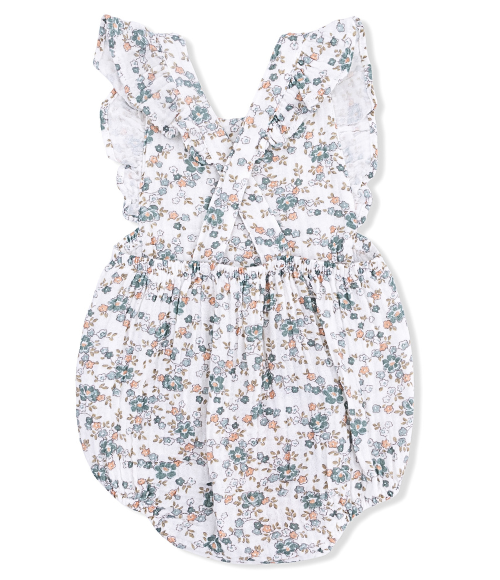 Camille Organic Floral Sunsuit