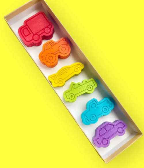 Car and Truck Crayons Gift Set