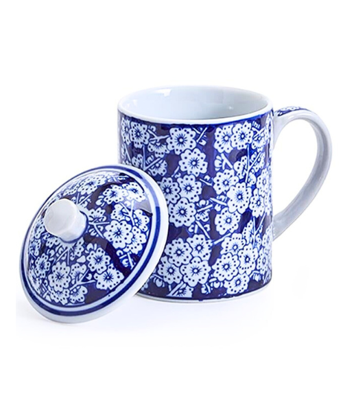 Chinoiserie Mug and Lid Set