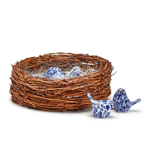 Chinoiserie Blue Robin Decorative Birds Chinoiserie Blue Robin Decorative Birds