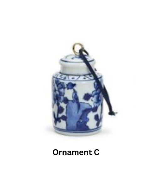 Chinoiserie Hand-Painted Placeholders