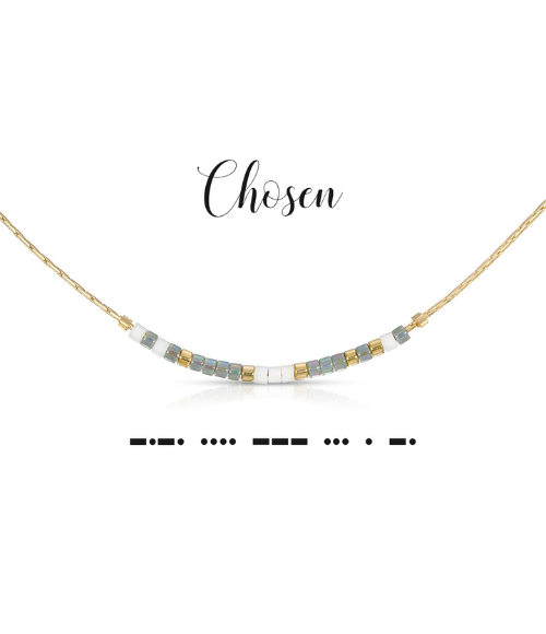 Chosen Morse Code Necklace Chosen Morse Code Necklace