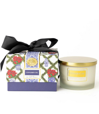 Cinnamin Fig 3-Wick Boxed Soy Wax Candle