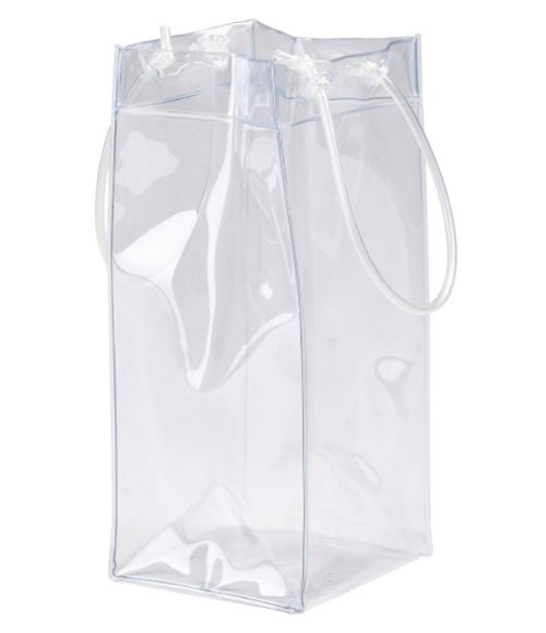 Clear Just Add Ice Bag