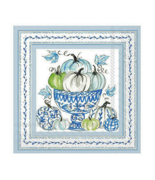 Chinoiserie Pumpkins Cocktail Napkins Chinoiserie Pumpkins Cocktail Napkins