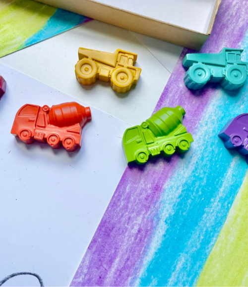 Construction Crayons Gift Set