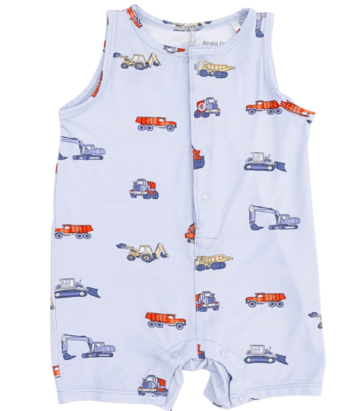 Construction Vehicle Romper