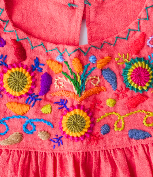 Jardinita Baby Fiesta Dress-Multiple Colors