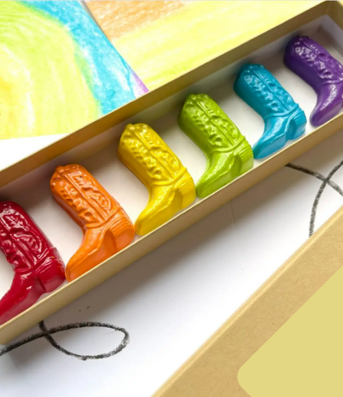 Cowboy Boot Crayons Gift Set Cowboy Boot Crayons Gift Set