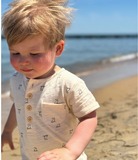 Henry Henley Romper - Multiple Colors