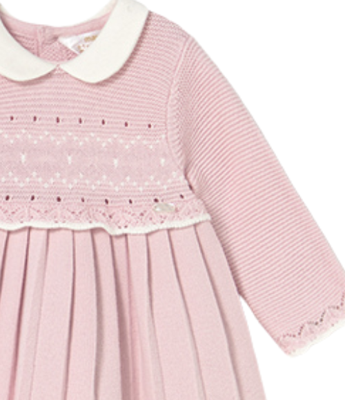 Crystal Pink Knit Dress