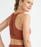 Triangle Mesh Sports Bra - Bralette