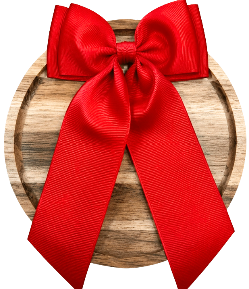 Double Looped Bow with Streamers