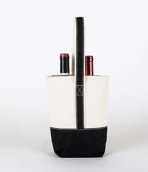 Canvas Double Wine Tote