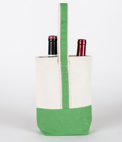 Canvas Double Wine Tote