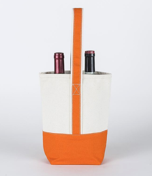 Canvas Double Wine Tote