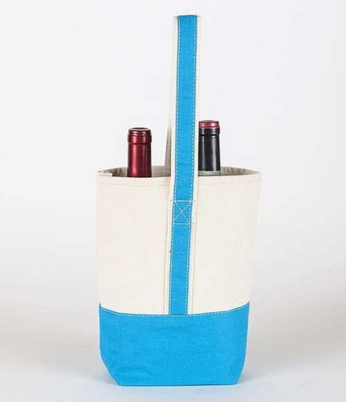 Canvas Double Wine Tote