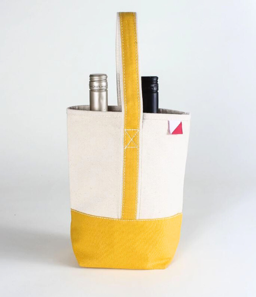 Canvas Double Wine Tote