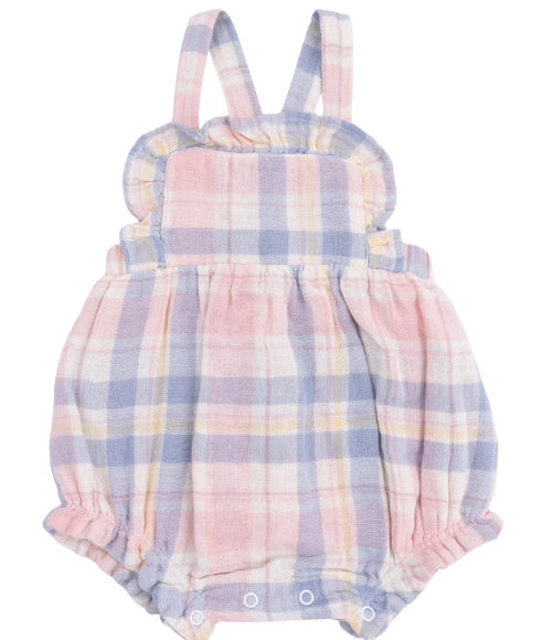 Dusty Plaid Oxford Bubble