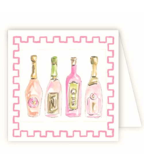 Champagne Enclosure Card