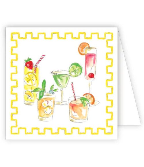 Tropical Cocktails Enclosure Card