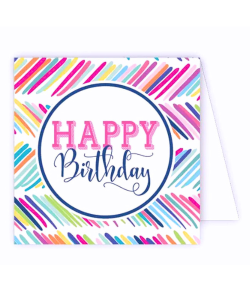 Happy Birthday Enclosure Card
