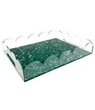 Scalloped Acrylic Trays
