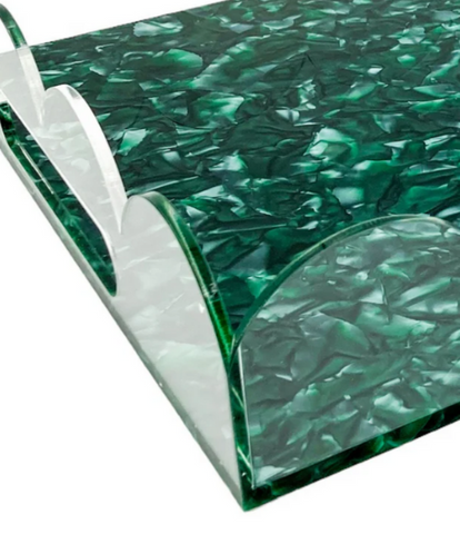 Scalloped Acrylic Trays