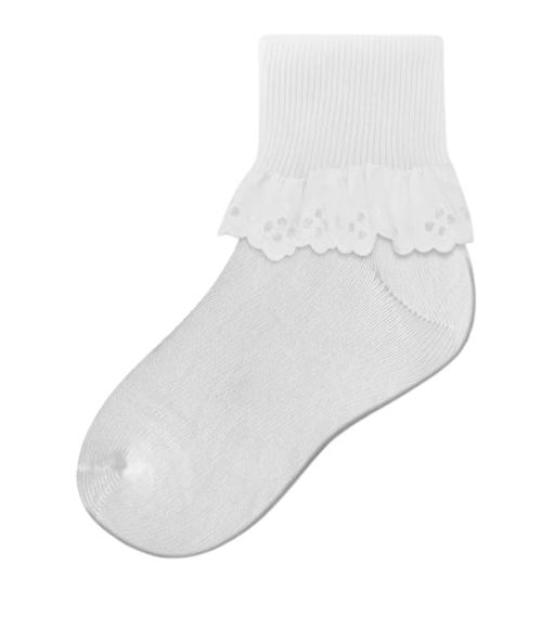 Eyelet Lace Trim Socks Eyelet Lace Trim Socks