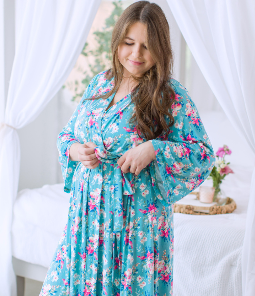 Fancy Floral Women's Robe