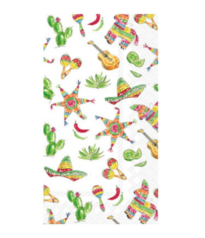 Embroidered Fiesta Tea Towel