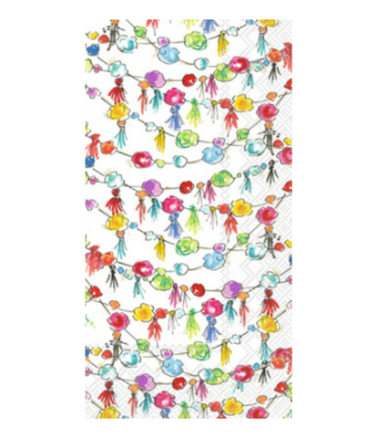 Embroidered Fiesta Tea Towel
