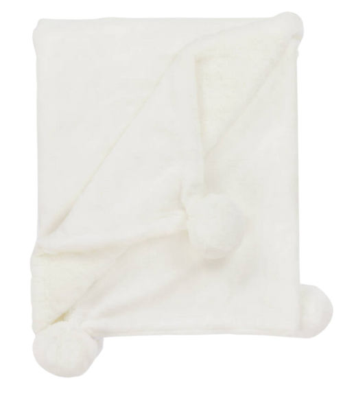 Fur Baby Blanket in Natural