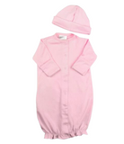 Bambinos Garland Convertible Gown & Hat Set