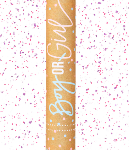 Gender Reveal Confetti Popper